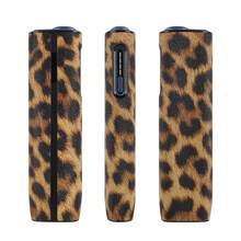 1pc Suitable FOR IQOS ILUMA ONE//ILUMA I ONE Fall Protection Case Suitable For Iqos Iluma I One Protective Case For Decoration Fashion Accessories Surface Animal Print PU Leather Gift, Fully Protected, Shock-Absorbing, Non Slip