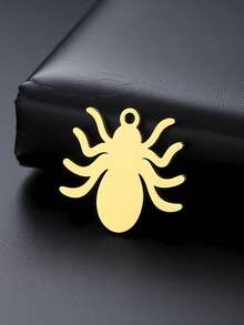 AMAXER 3pcs/Set Stainless Steel Spider & Spider Web Pendant DIY Jewelry Making Supplies, Wholesale Holiday Gift - Animal Series - View 5