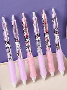 Sanrio Kuromi Automatic Pencil. Cartoon Soft Pencil Cap Protector, No Need To Sharpen, Student Stationery. Back To School Gift.