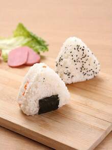 [1/2 pièces] Moule à sushi triangulaire - Moule à boule de riz créatif, boîte à bentō à sushi portable pour l'extérieur, boîte à lunch pour pique-nique, ustensile de cuisine, accessoire de cuisine - Multicolore - Voir 9