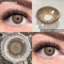 FUNSACHY One Pair Of Best-Selling Natural , Brown/Grey Soft , Easy To Wear, Suitable For Dates And School. - METATRON-bROWN - View 2