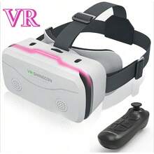 VR All-In-One Gaming Console, Mobile-Specific Virtual Reality 3D Glasses Head-Mounted Movie Game VR Device With Controller - default - View 1