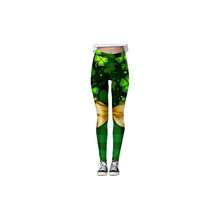 Leggings para Mujer Leggings Entrenamiento St Pa Day Print Color Block Pants Leggings elsticos Comfy Boho De Moda Leggings Mujeres Casual Diariamente Leggings Elstico Modesto - Amarillo + 2XL - Ver 4