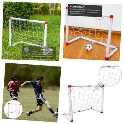 Portera De Ftbol Plegable para Exteriores De Deportes De Transportar y Usar Juguete De Deporte