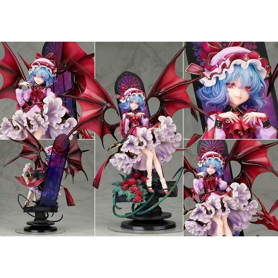 31厘米东方Project动漫手办，可爱动漫少女模型雕像，恶魔少女收藏手办，动漫收藏展示模型 - 彩色 - 查看 1