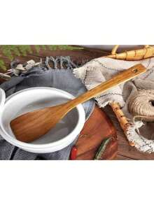 Premium Quality Natural Boxwood Cooking Utensils Set - Spatula, Rice Sieve, Soup Ladle, Strainer And Cooking Spoon, Shovel For Kitchen, Christmas Gift - Random - View 7