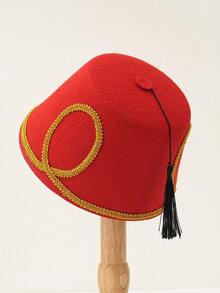 1 buah Topi Fez Mainan Pria Warna Polos AS, Hadiah Unik & Menyenangkan, Topi Turki Cocok Untuk Festival, Pesta, Dan Pemakaian Sehari-hari, Musim Panas, Pantai, Liburan, Perjalanan - Kota Phnom Penh - View 15