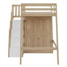 Kids Bed Frames, Headboards & Footboards - Natural Wood + Wood + 90cm*200cm-2 - View 9