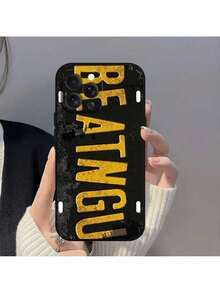 Funda de teléfono con número de placa de licencia vintage retro compatible con 12 11 14 15 13 16 Max Plus Pro, funda de silicona suave negra, funda compatible con funda  17 Pro Max, funda  17 Pro, funda  17, funda  16, funda  16 Pro Max, funda  15 - z7 - Ver 4