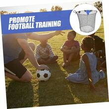 portera de ftbol Entrenamiento de ftbol Futbol golpeando Redes Red de Lanzamiento de para Hombre baln de Sala Juego de Futbol con fichas de - 70.00X58.00X58.00CM - Ver 7