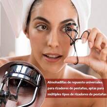 16 Piezas Repuesto Para Rizador de Pestaas, Rizador de Pestaas Almohadillas de Repuesto de Goma, Almohadillas de RecambioNergo - black-16 piezas - Ver 6