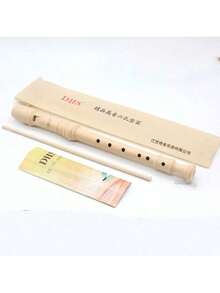 1pc DHS Soprano Recorder For Beginner Students, 6-Hole Or 8-Hole C Key Flute, Gift, Teaching, Entertainment, Holiday Gift, Random Small Accessories Included, Functional Product, Normal Floral Patterns On Product, Random Packaging - Multicolor - View 10