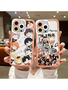 Funda de teléfono de anime Haikyuu de sangre caliente compatible con 15 14 13 12 11 Mini Pro Max X XR XSMax 6S 6 7 8 Plus SE20, funda transparente, funda compatible con funda  17 pro max, funda  17 pro, funda  17, funda  16, funda  16 pro max, funda  15. - TSY-168TB24757402 - Ver 8