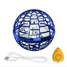 Rotating Anti-Gravity Rebound Flying Toy, USB Interface, LED Lights That Light Up When Motion Is Detected, Floating Flying Ball Toy. The Lightweight Rotating Ball Is Suitable As A Gift For Boys, Girls And Teenagers For Outdoor Activities, And It Doesn't Require Batteries. - 1 CÁI - Xem 5