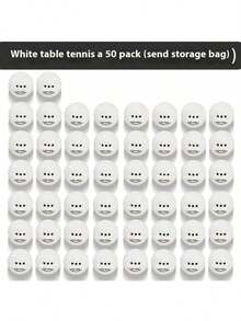 10pcs/20pcs/50pcs With Storage Bag A40+3 Star High Quality Orange & White Loose Table Tennis Balls, Premium Training Ping Pong Balls