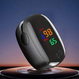1 Pc Oximetry LED Fingertip Oximeter Heart Rate Monitor Finger Clip Blood Oxygen Saturation Pulse Monitoring Pulsometer