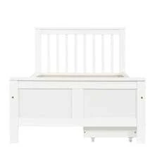 Wooden Bed, Single Bed, Children's Bed, Adult Bed, With Storage Drawers, Pine Frame, White (90x200cm) - White + Solid Wood - View 5