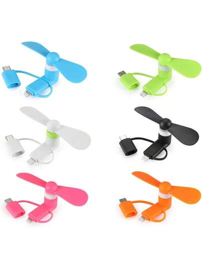 6 قطع/3 قطع/1 قطعة مراوح هاتف محمول صغيرة - مراوح ثلاثية الوظائف قوية وملونة، متوافقة مع أجهزة و iPad والهواتف الذكية والأجهزة اللوحية العاملة بنظام Android - اكسسوارات هاتف محمول صيفية، اختيارات ربيع وصيف، هدايا لوصيفات العروس، ديكور غرفة، ديكور غرفة نوم، شاطئ، سفر، للرجال، للنساء، عطلة