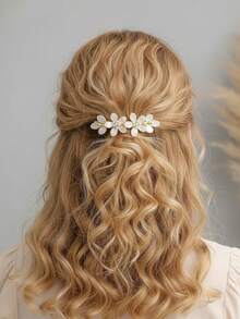 1pc Korean Oversized Bow Hairclip With Rhinestone & Cat Eye Stone, Crystal Hair Claw Clip, Claw Clips, Hair Slide, Hair Barrettes, Head Accessories, Hair Accessories For Women