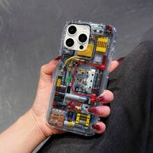 Funda de teléfono ultra-delgada a prueba de golpes y resistente a caídas para funda de teléfono - Funda de teléfono con motor mecánico de tecnología, adecuada para iPhone 11, 12, 13, 14, 15 Pro Max, 12 Pro Max, 13 Pro Max, 14 Pro Max, XR, 15, 15 Pro, 16, 16 Pro, 16 Pro Max, 17, 17 Pro, 17 Air, 17 Pro Max ¡Dale un toque chic a tu teléfono favorito con una funda elegante! - 1 pieza - Ver 2