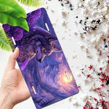 Aluminum License Plate Wolf Dream Catcher Front License Plate Cover Creative Car Decoration Accessories, For Decoration Only CP - A - View 6