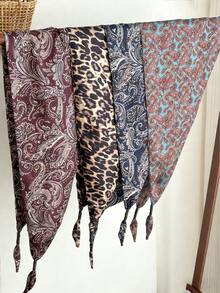 Women's Fashion Paisley Pattern Belt, Cashew Flower Knitted Fashionable Tie, Party Costume Prop, Shirt Accessory, Creative Space, Desktop Decor, Birthday Surprise, Christmas Gift For Family And Friends - Multicolor - View 3