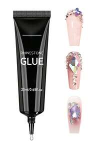 2支装20毫升超强力美甲水钻胶，适用于3D美甲装饰、亮片凝胶、宝石美甲，需UV/LED灯固化，美甲礼品 - 無色 - 查看 15