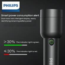 PHILIPS SFL1236 Flashlight: Compact, Portable, Multifunctional Flashlight; High-Density Waterproof And Durable; 4 Modes With One-Button Switching
