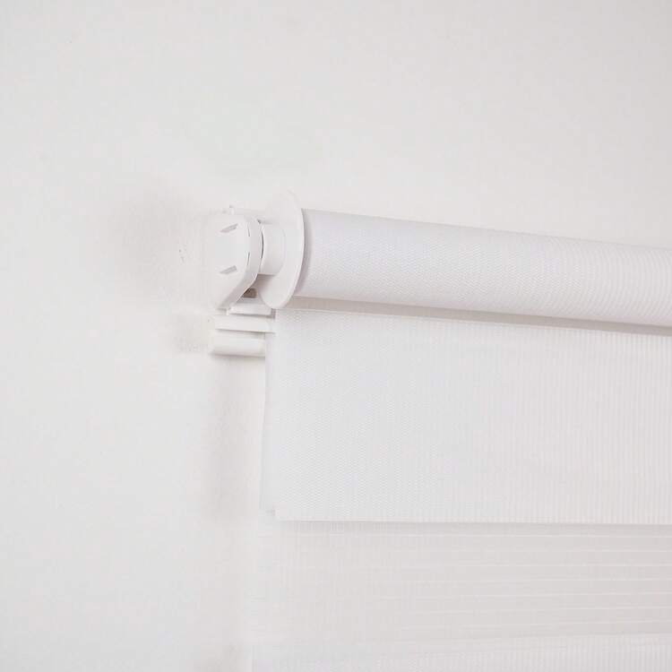 Viste Tu Hogar Estor Enrollable Zebra | Cortina Día & Noche | Tejido 100% Poliéster | 6 Colores | 4 Tamaños Disponibles | Control de Luz y Privacidad - Blanco - Añade 3