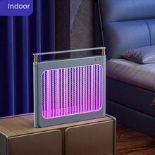 电动灭蚊器，室内灭虫器，带挂链和可拆卸集虫盘，USB供电 - 顏色隨機 - 查看 7