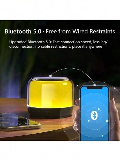 HP Loa Bluetooth mini S02 nhiều màu sắc: Công suất cao 3W, âm trầm mạnh mẽ, kết nối TWS kép, hiệu ứng âm thanh nổi, kết nối không dây ổn định, thích hợp sử dụng ngoài trời, trên bàn làm việc và trong nhà.
