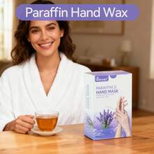 WEWAX 三合一 SPA 石蜡护理套装 - 手足护理面膜套装，椰子/薰衣草/桃子香型，6盎司深层滋润护理，令肌肤柔软光滑 - 彩色 - 查看 2