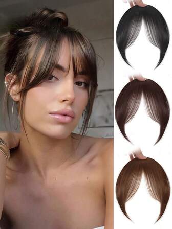 SHDanrtsey 1-delad nätmössa med lugg och justerbara knappar, idealisk peruk för kvinnor som passar hårbotten perfekt - fantasitemaperuk för kvinnor, idealisk för daglig pendling, lämplig för resor