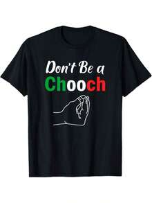 Funny Italian T-Shirt With Words - Black - View 6