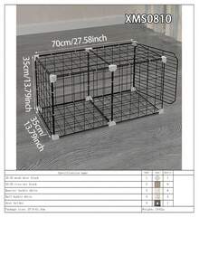 猫咪吹风机笼，防抓咬猫咪美容笼，家用小型动物笼，铁艺笼，猫咪吹风机笼 - 彩色 - 查看 14