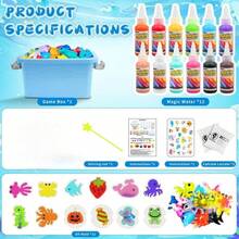 Adult Magic Hydrogel Art Kit – 12 Colors Of Hydrogel + Molds + Storage Box + Tools – Creative 3D Painting And Craft Kit - Baby Blue - View 3