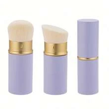 1pc/2pcs Large Purple Retractable Makeup Brush Set With Cover, Powder Brush, Blush Brush, Foundation Brush, Contour Brush, Highlighter Brush, Soft Hair, Multi-Functional, Travel Friendly Cosmetic Brushes,Giveaways - Multicolor - View 9