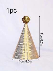 1 Họa Tiết Chevron Giấy Tiệc Nón Sáng Tạo Pom Pom Trang Trí Tiệc Nón Cho Tiệc Sinh Nhật - Nhiều màu - Xem 8