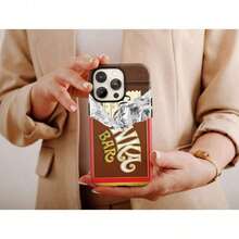Chocolate Bar Phone Case, Chocolate Phone Case For Men And Women Christmas Gift, Chocolate Bar With Golden Ticket, Kids Phone Case - 款式1(1pc) - 查看 3