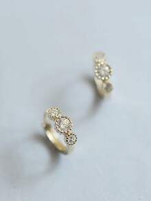 2026新款上市：女士专属轻奢黄金镶钻新款圈形耳环 - 精致复古雕刻多钻设计耳环，年度平台热销单品，好评如潮，持续霸榜，优雅百搭时尚配饰 - 耳圈 - 查看 6