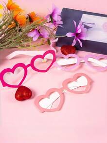 情人节心形纸杯，情人节相机配件，派对氛围装饰，情侣摄影道具，时尚装饰眼镜，派对氛围道具，情侣互动趣味装饰纸杯套装，多种颜色可选，情侣约会摄影道具，朋友聚会派对装饰。