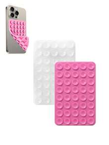 1pc Dual-Sided Silicone Suction Cup Phone Holder, Compatible With Iphone And Android, Adjustable Angle And Compact Design, Ideal For Makeup, Dance, Fitness, Yoga, Shower, Watching Shows, Perfect For Videos And Selfies, Great Gift For Friends And Birthday - Multicolor - View 36