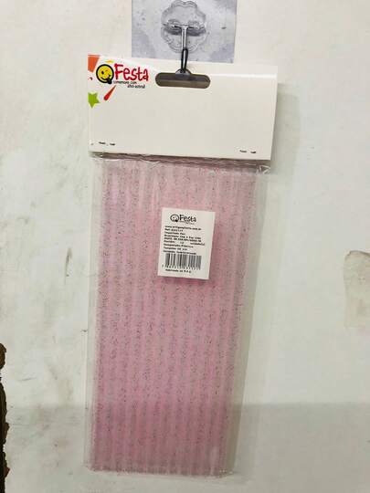 Canudo de Plástico Reutilizável Com Brilho 20cm 12 Unidades Aniversário Decoração