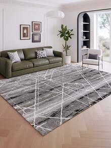 1pc Elegant Style Large Area Rug, New Faux Wool Washable Indoor Carpet, Living Room Rug, Sofa Rug, Bedroom Rug, Non-Slip Bedside Mat, Dining Room & Kitchen Rug, Office Chair Pad, Entryway Mat, Outdoor Picnic Blanket, Camping Mat - Multicolor-1 - View 1