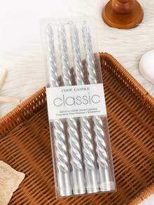 4pcs - 10-Inch European Style Colorful String Candle Holders, Suitable For Home Decor, Perfect For Romantic Candlelight Dinners And Wedding Decorations. Add A Warm And Romantic Atmosphere To Your Home! Also An Excellent Gift Choice For Friends And Family, Suitable For Various Occasions: Birthday, Mother's Day, Father's Day, Anniversary, Thanksgiving, And Valentine's Day. - 彩色 - 查看 24