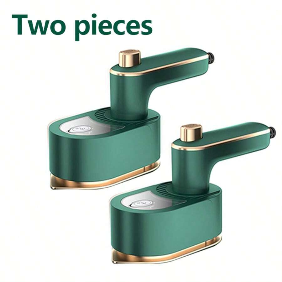 This 2-Pack Portable Handheld Iron Heats Up Quickly, Smooths Wrinkles, Features A 180° Rotating Handle, Is Easy To Use, And Is Compact And Portable, Making It Suitable For Travel, Offices, Apartments, Dormitories, And Homes. - Xem 1