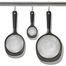 OXO Good Grips - Juego de colador de 3 piezas, color negro(3 Strainer Set) - Multicolor - Ver 7