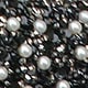 Black-white Pearl Black Diamond