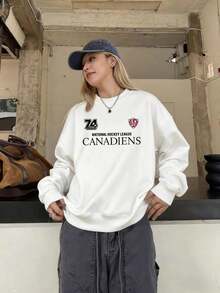 Women Sweatshirts - White [Women's Winter Sweatshirt] - View 2