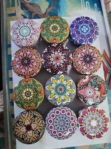 50pcs Candle Jars Set With Lids (Includes 6 Candle Jars, 6 Wick Holders, 20 Adhesive Dots, 18 Candle Wicks) DIY Metal Containers, Home Decor, Metal Storage - Perfect For Couples Handmade And Home Decoration, Round Candle Containers, Metal Structure, Great For Candle Making, Ideal For Valentine's Day And New Year Gifts. Christmas Home Decor, Scented Candles, Candle Gift Set - Multicolor - View 7